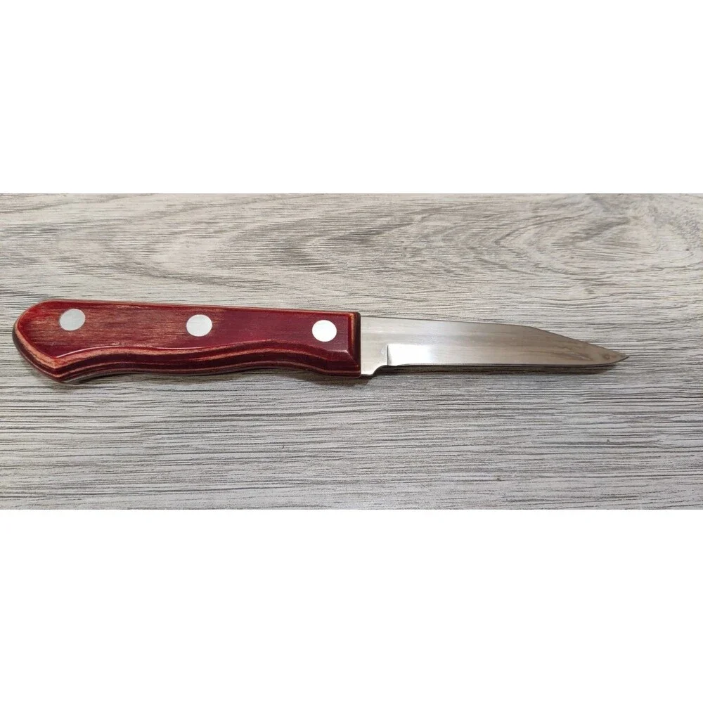 Tramontina 3-Inch Paring Knife Redwood Polywood Handle Made in Brazil